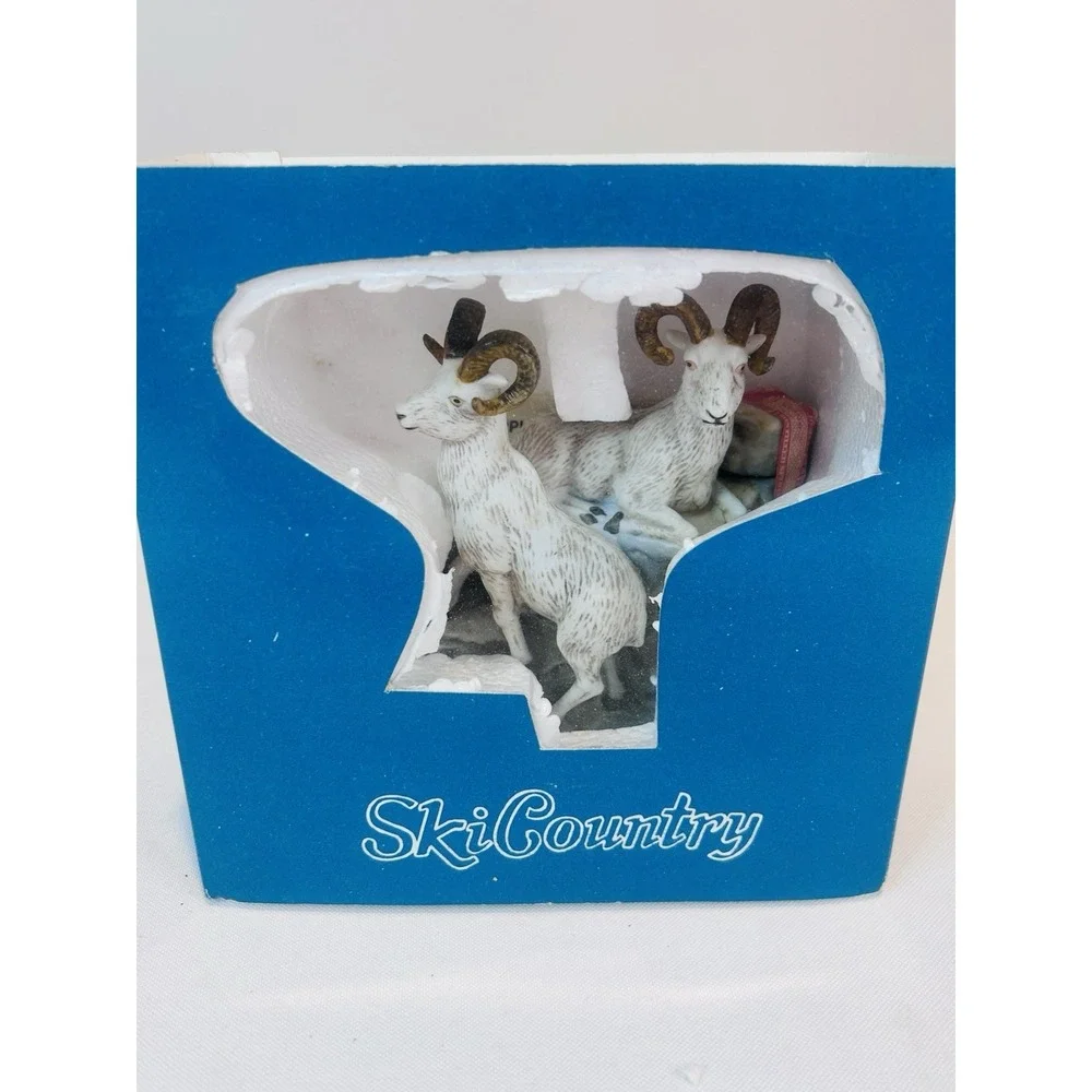 Ski Country Dall Sheep Bachelor Rams 1980 Grand Slam Series Decanter Empty